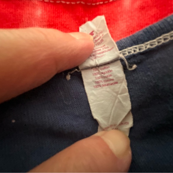 Anvil Tank Top T Shirt  Tye Dyed Size 2X Patriotic Red White Blue Y2K Unisex - Picture 5 of 7